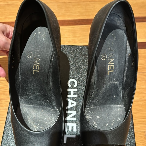 Chanel Platform Pumps 39 Black - Picture 5 of 7